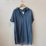SIZE 2X | Light Denim Dress