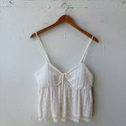 SIZE L | White Tank Top