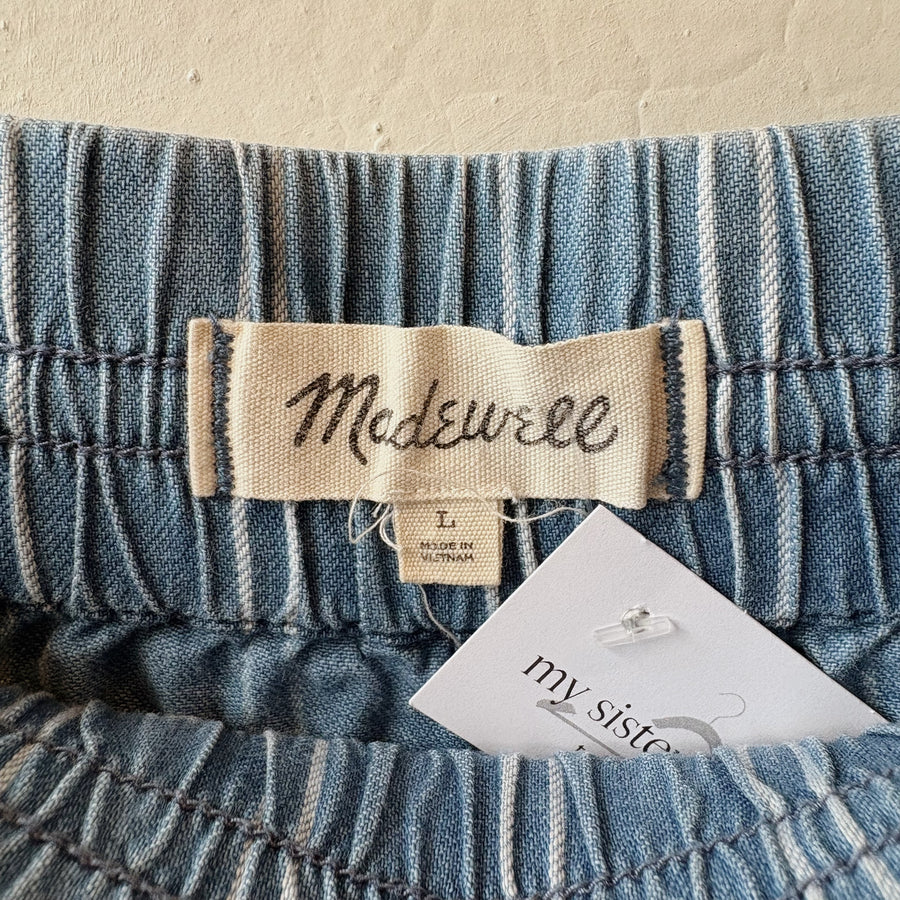 SIZE L | Madewell Striped Shorts