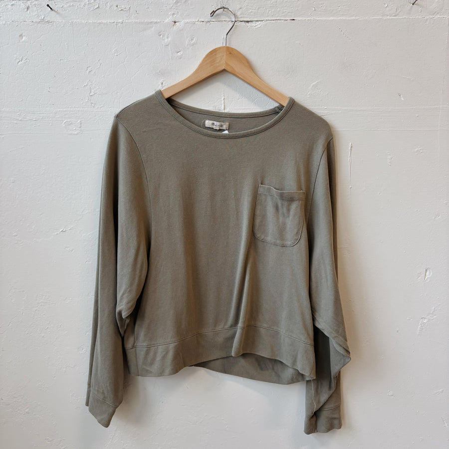 SIZE XL | Madewell Green Top