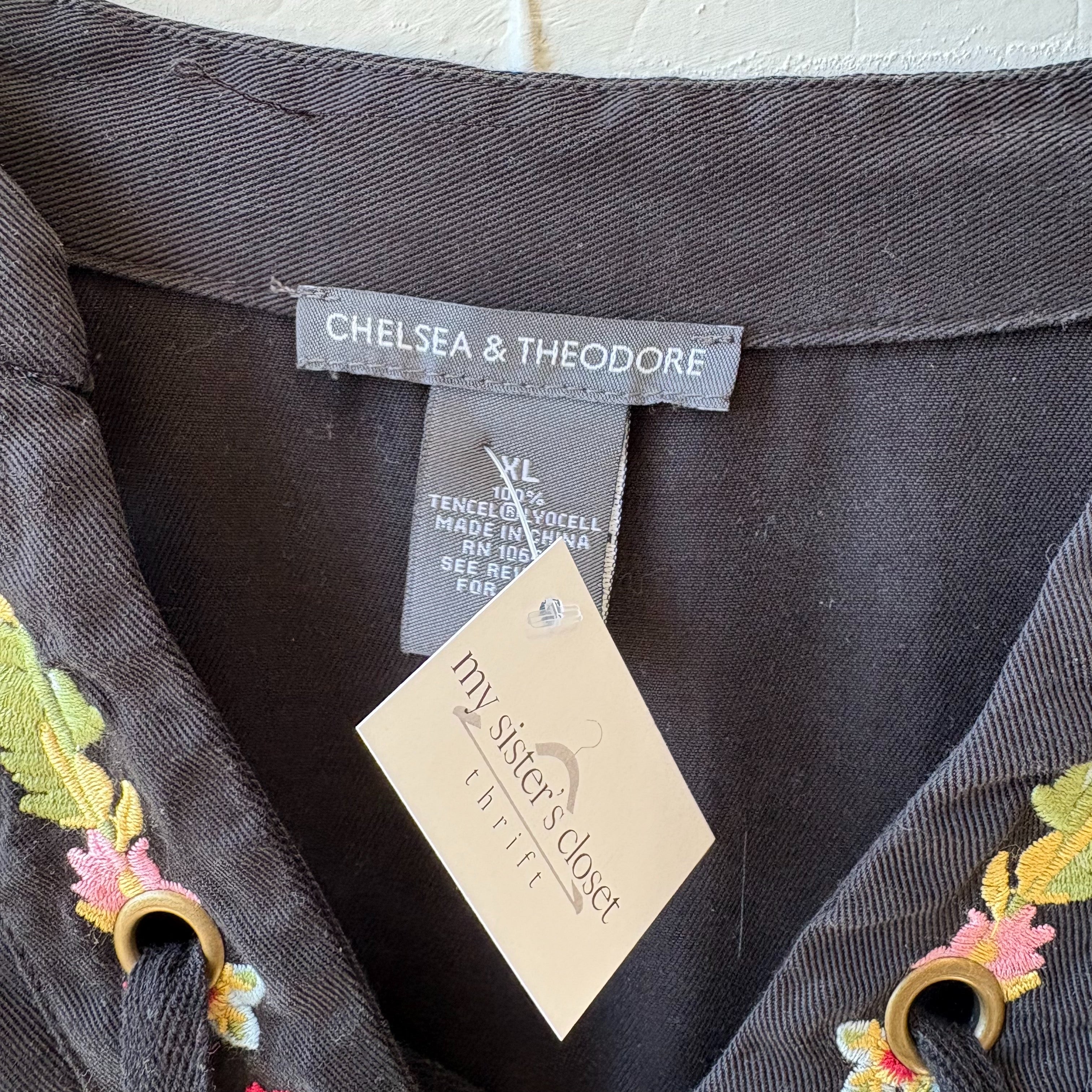 SIZE XL | Black Detailed Dress