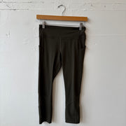 SIZE 4 | 3/4 Length Green Lululemon