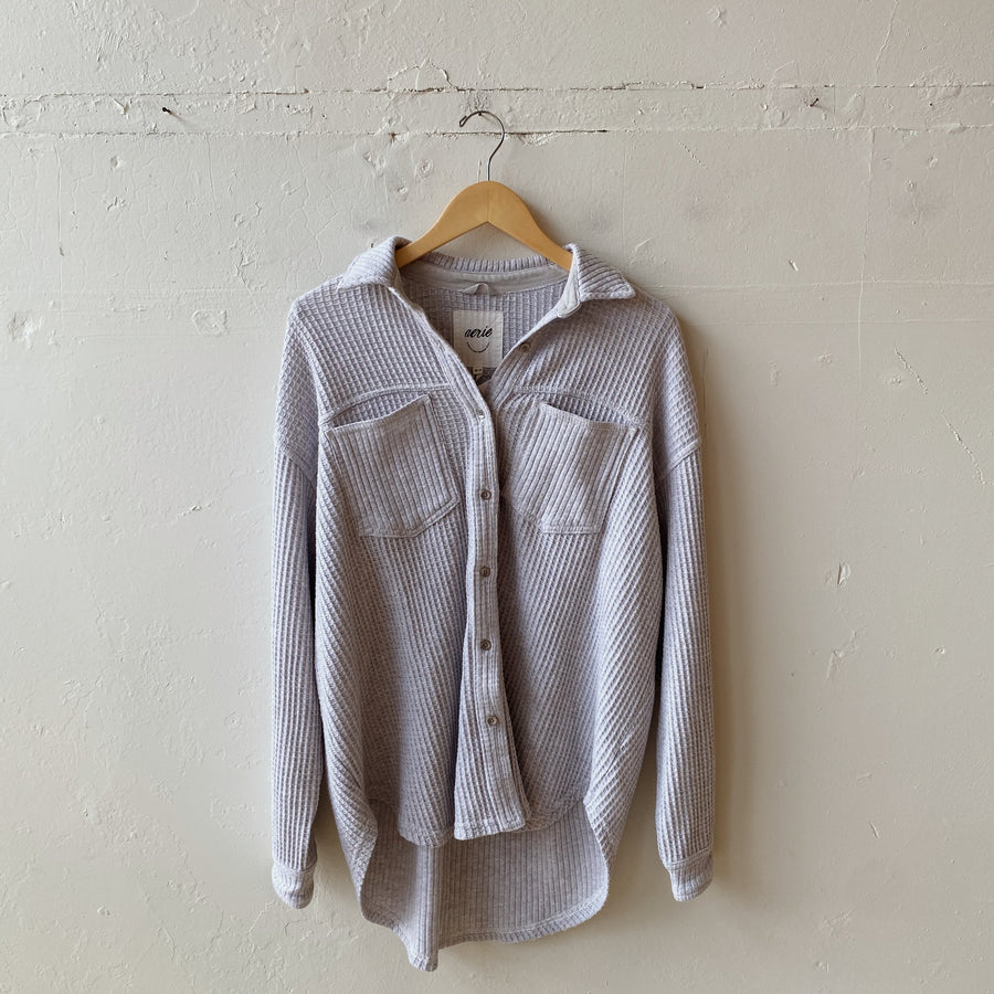 SIZE XS | Aerie Waffle Knit Top