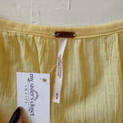 SIZE M | Free People Yellow Top