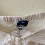 SIZE 3X | White Eyelet Top
