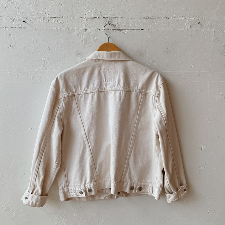 SIZE L | Levi’s White Denim Jacket