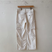 SIZE 27 | White and Black Jeans