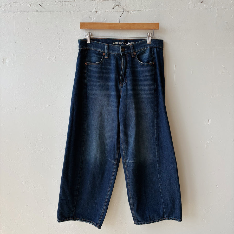 SIZE 2 | AE Short Barrel Jeans
