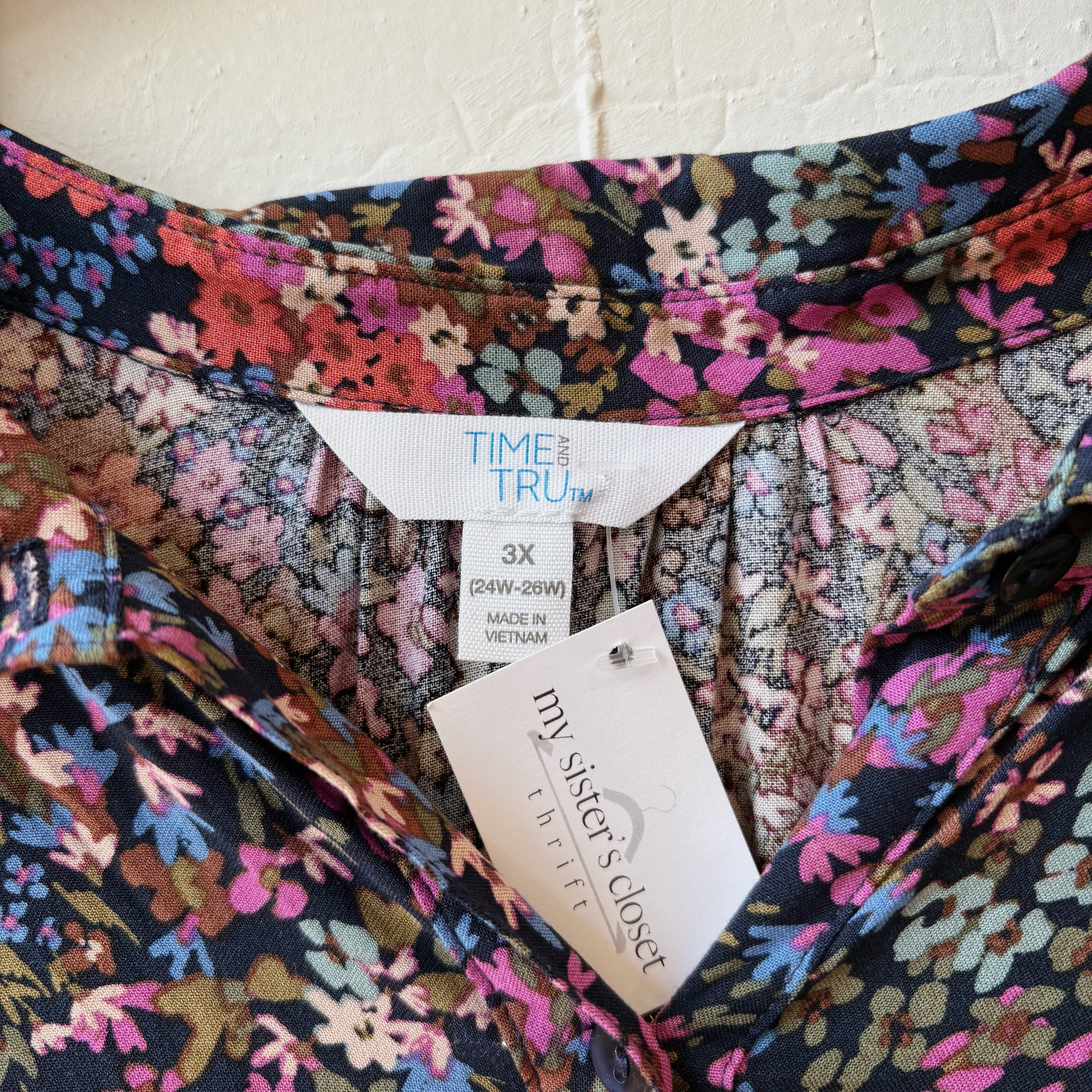 SIZE XXL | Purple Floral Dress