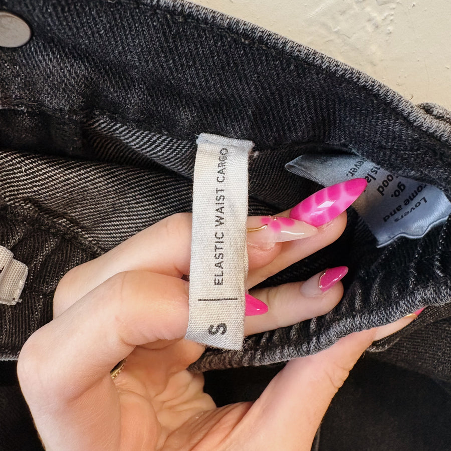 SIZE S | Pacsun Black Cargo Jeans