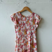 SIZE M | Pink Floral Dress