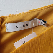 SIZE S | Yellow Floral Dress