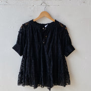 Size S | Black Lace Top