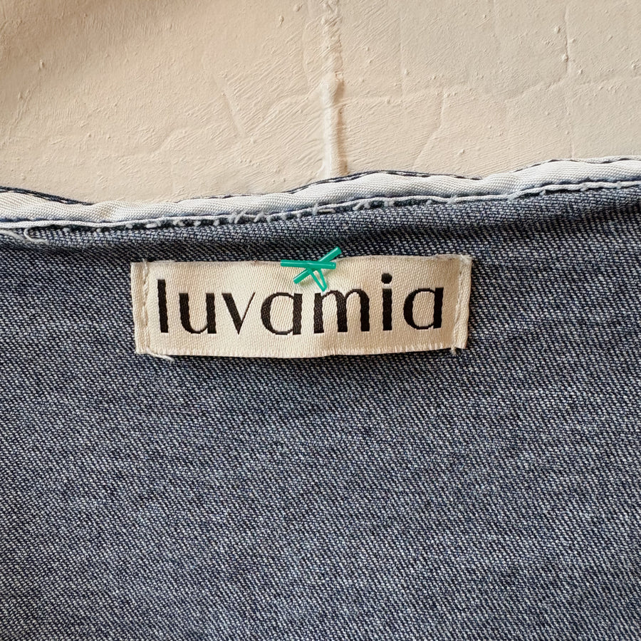 SIZE XXL | Cropped Denim Vest
