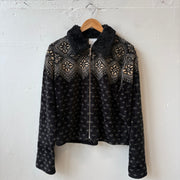 SIZE XL | Black Zip Up