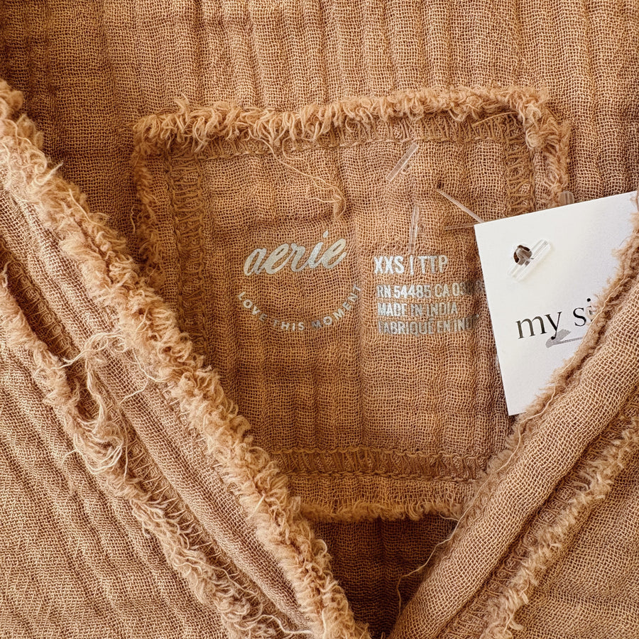 SIZE XXS | Aerie Button Up