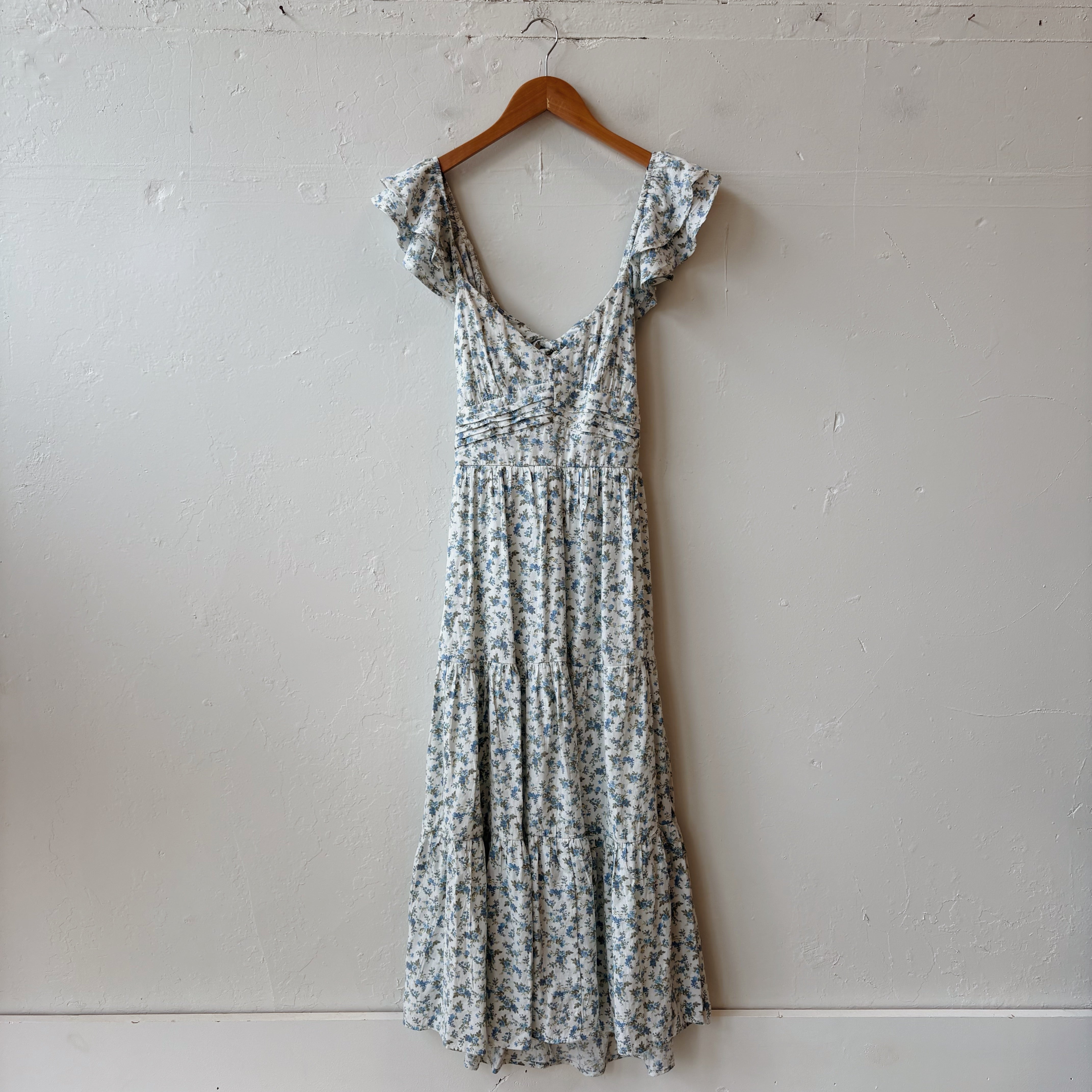 SIZE S | Blue Floral Dress