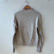 SIZE L | Gray Checkered Sweater