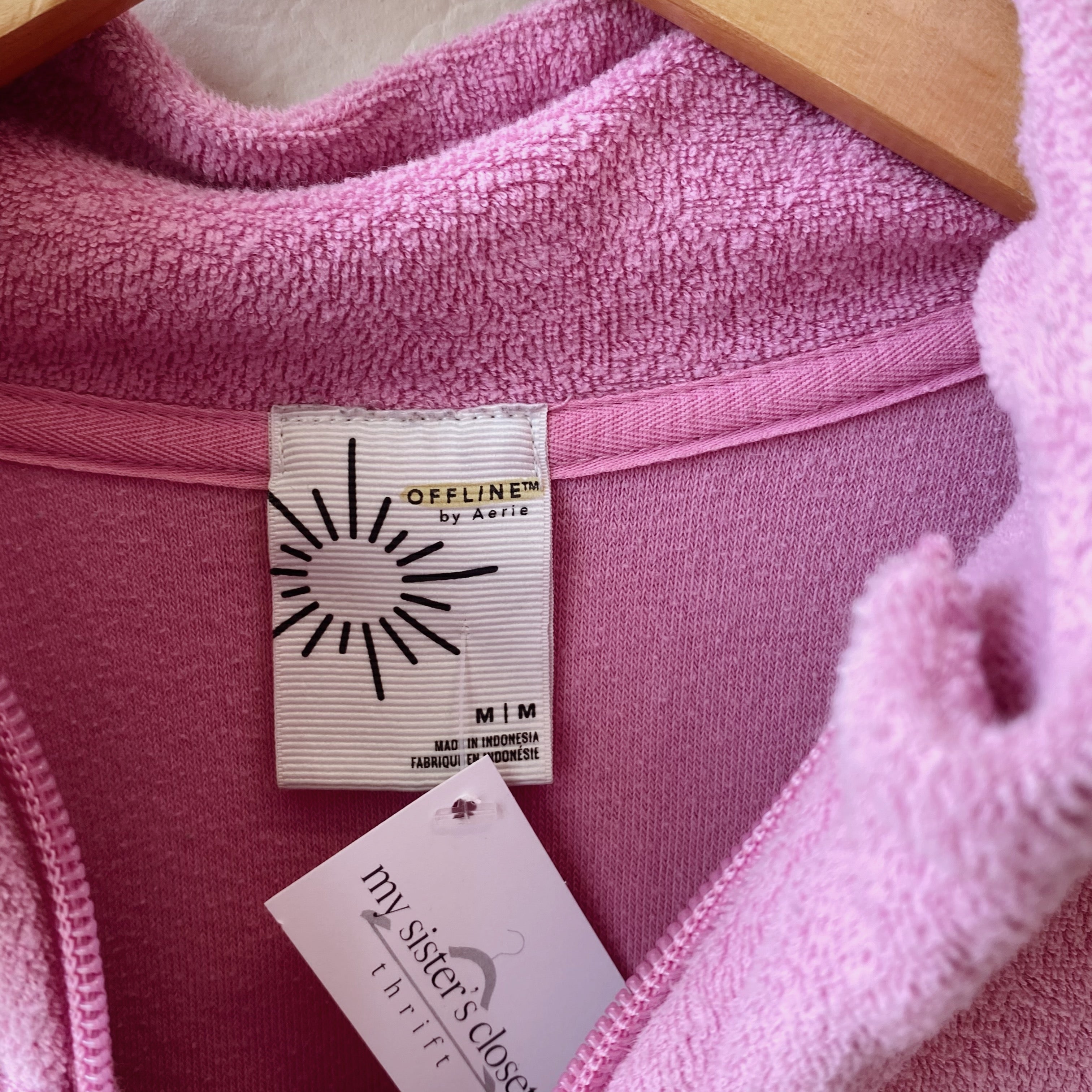 Size M | Aerie Pink 1/4 Zip