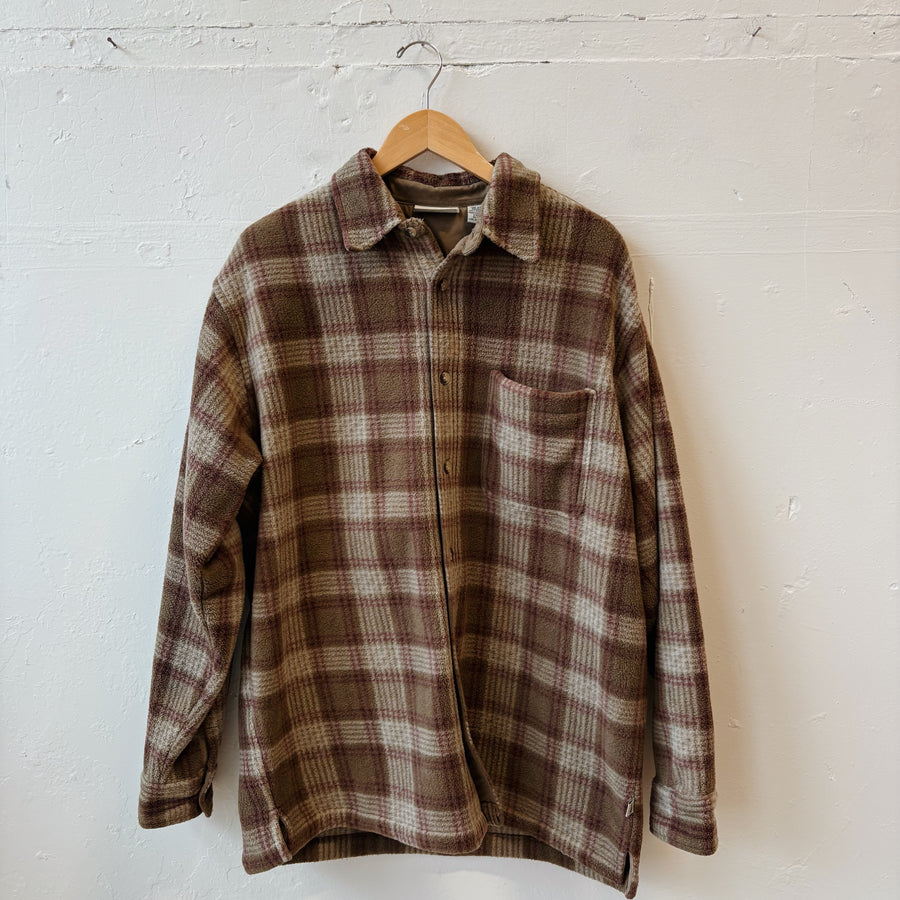 SIZE M | Brown Button Up