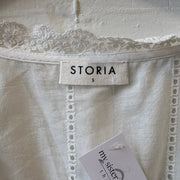 SIZE S | White Eyelet Top