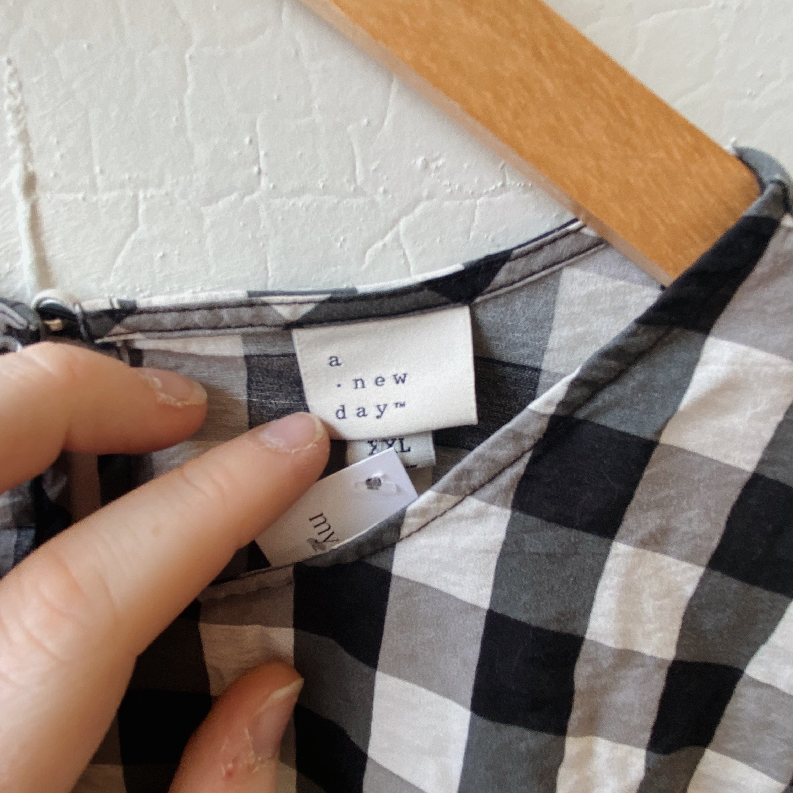 Size XXL | Gingham Top