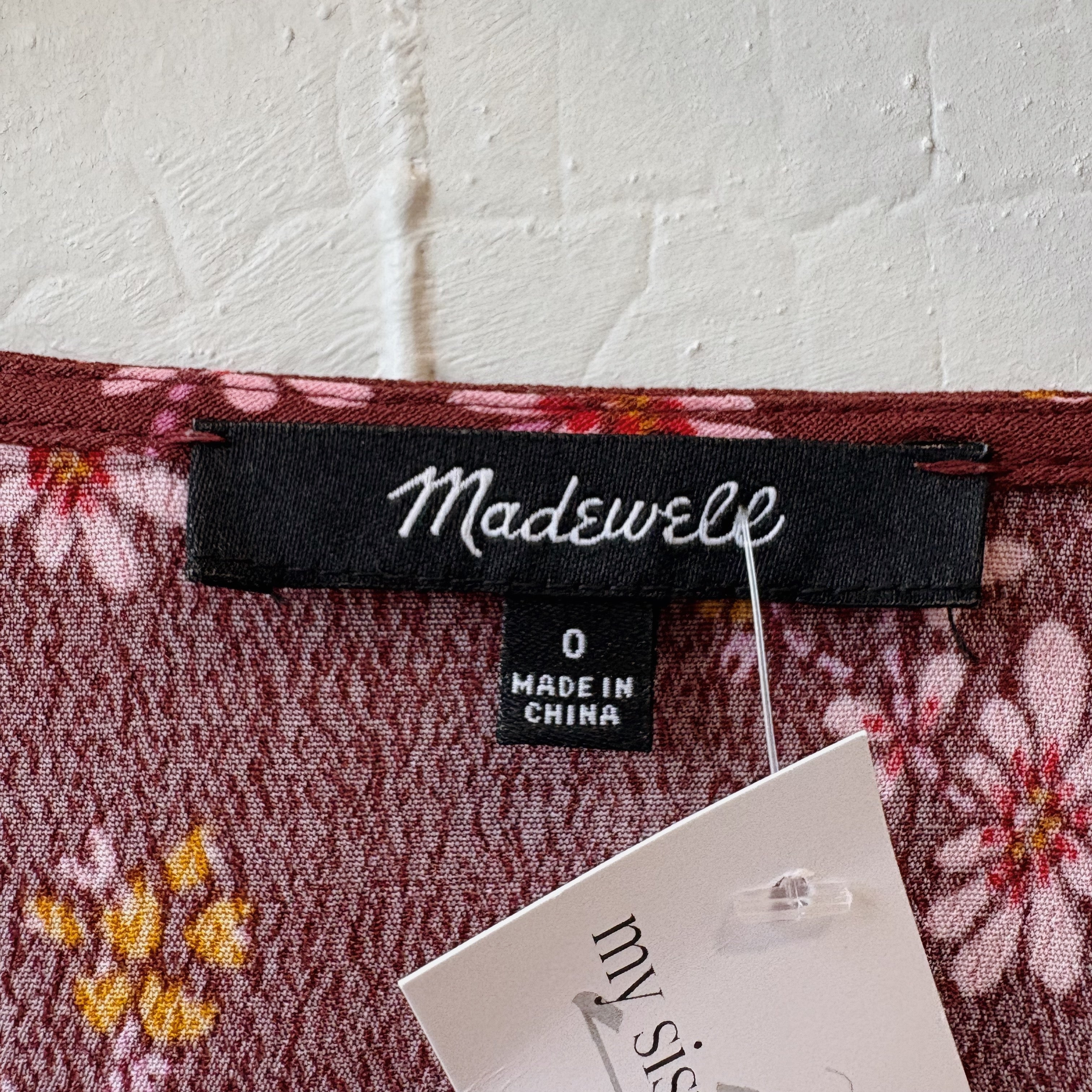 SIZE 0 | Madewell Floral Dress