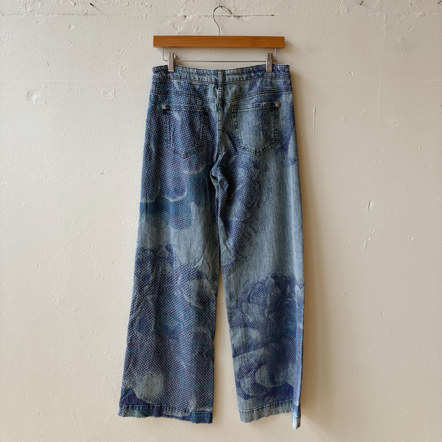 Size 27 | Anthropologie Patterned Jeans