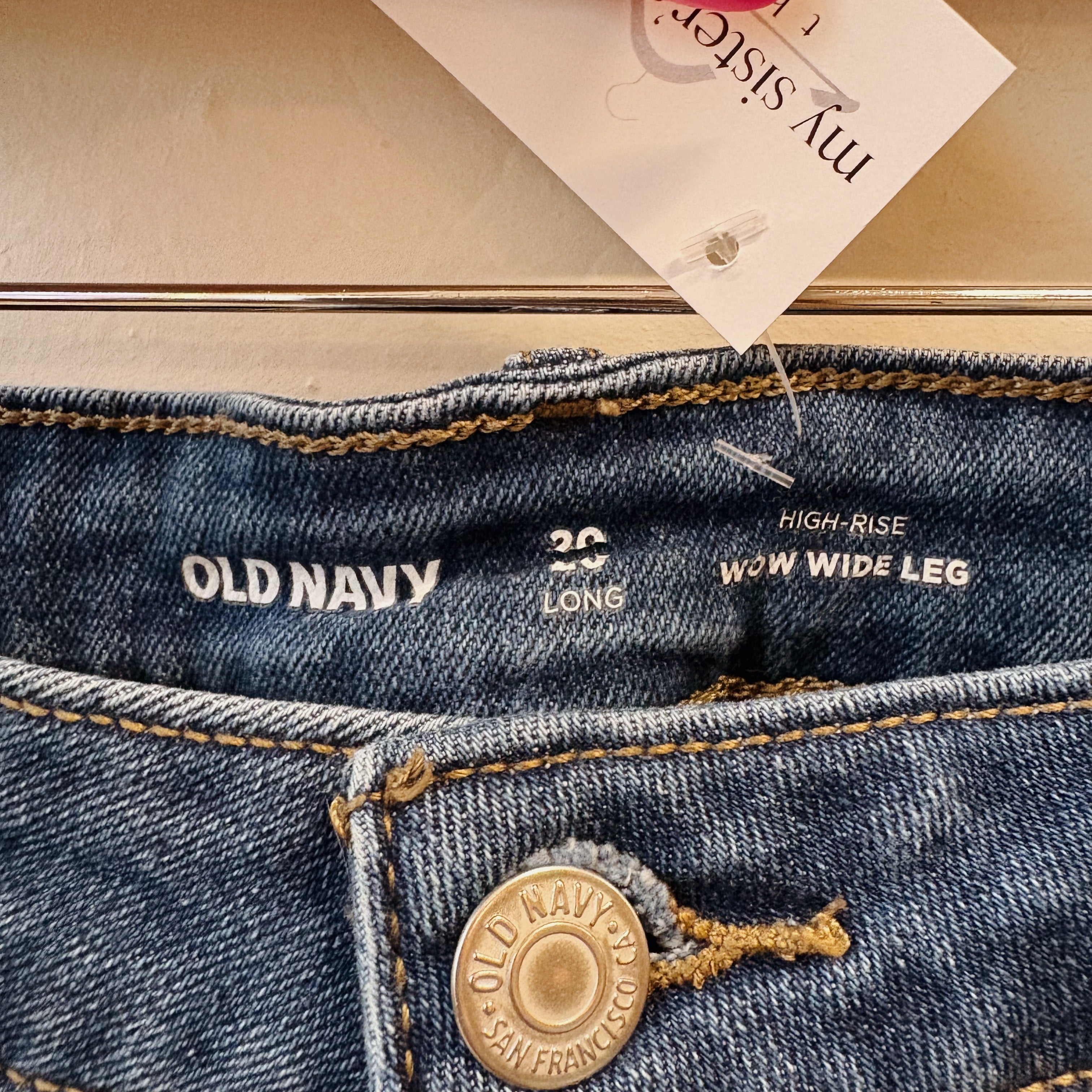 SIZE 20 | Long Wide Leg Jeans