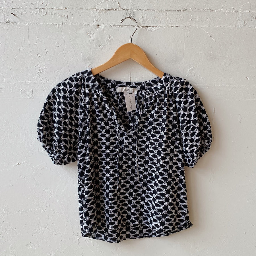 SIZE XXS Petite | Embroidered Blouse