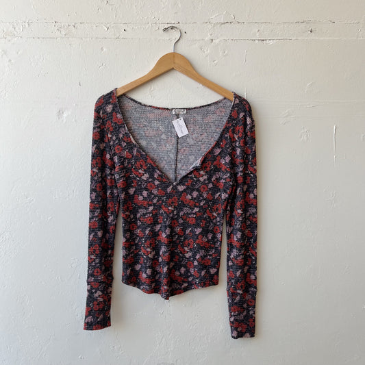 Size M | Free People Patterned Top
