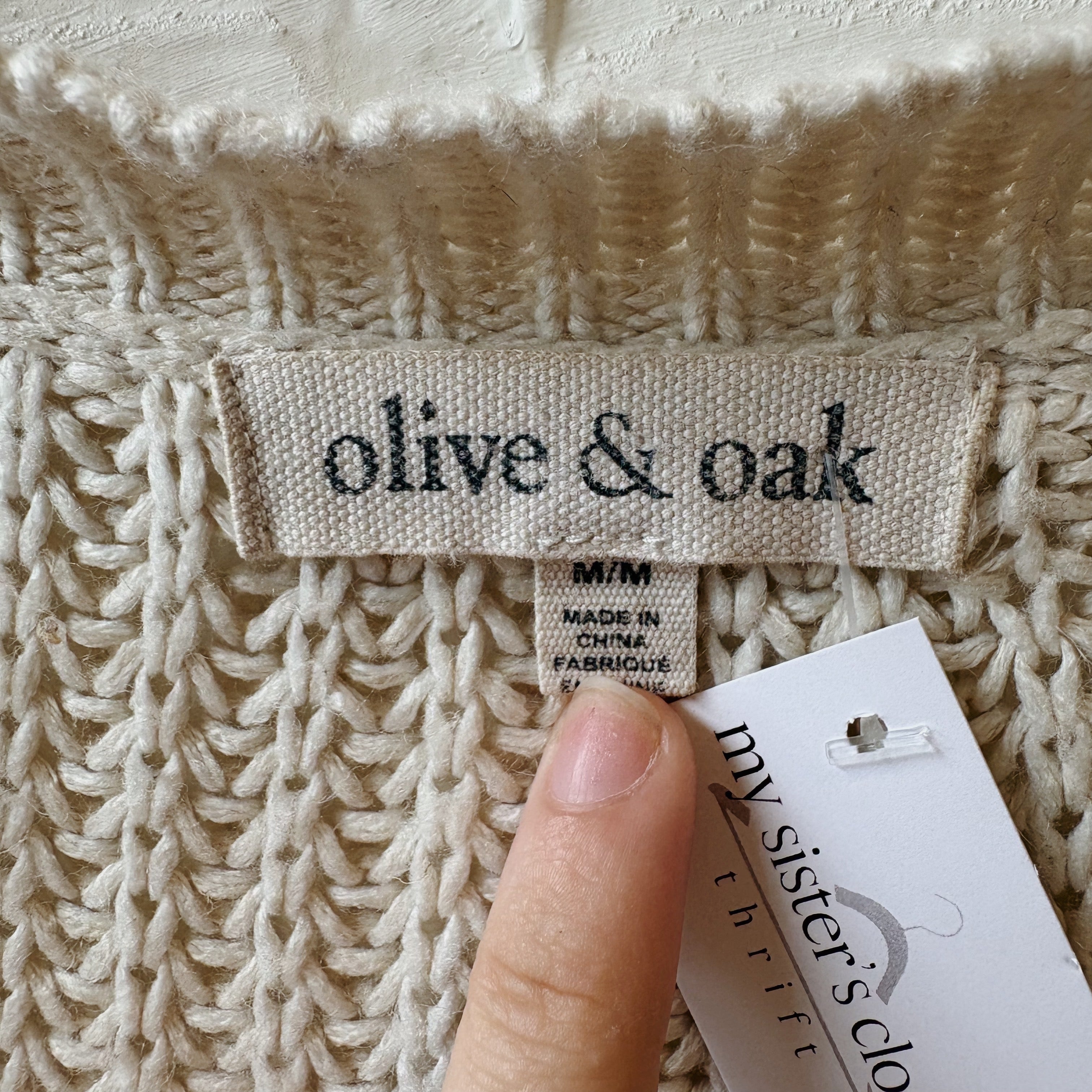 SIZE M | Cream Cardigan