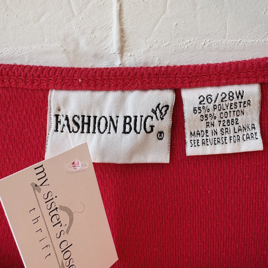 SIZE 26/28 | Red Tank Top
