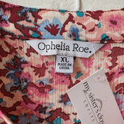 SIZE XL | Pink Floral Blouse