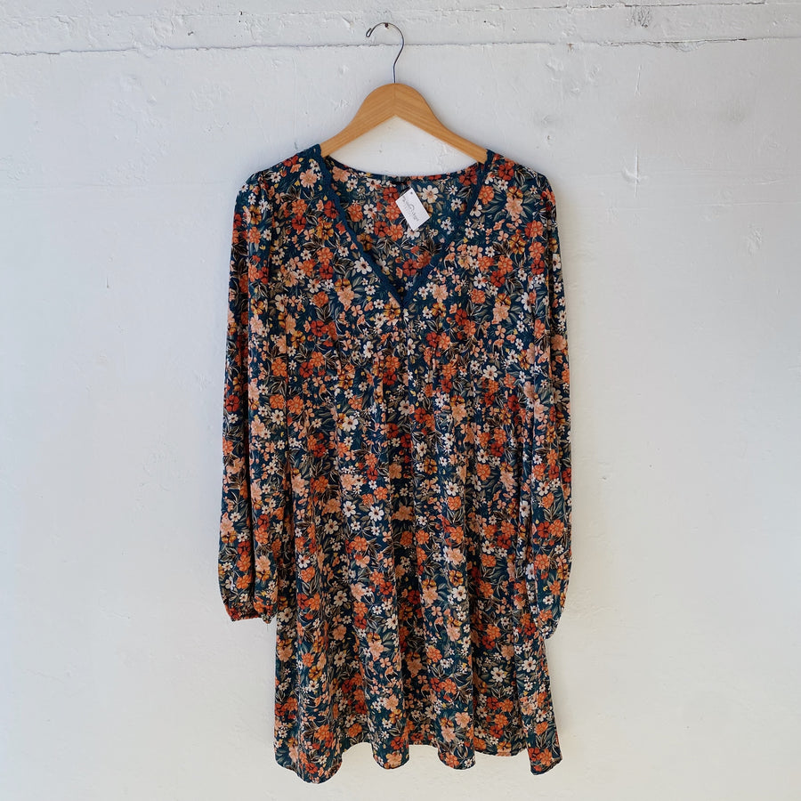 SIZE L | Floral Dress