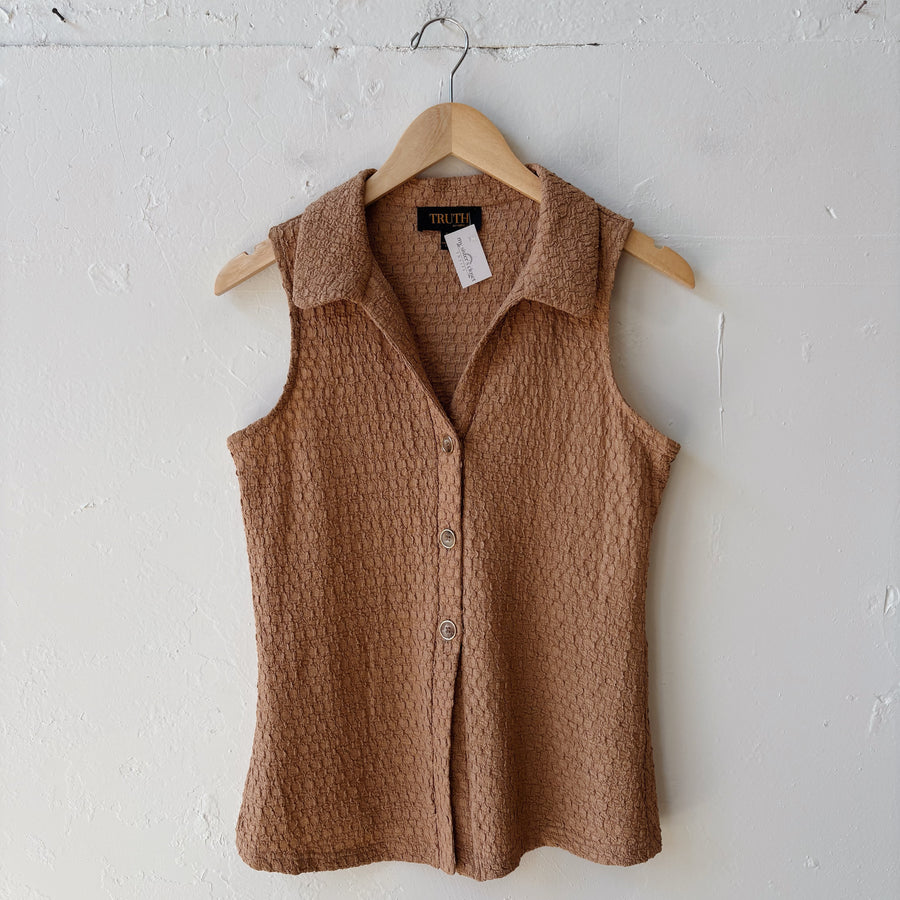 SIZE S | Brown Tank Top