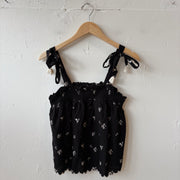SIZE S | Black Floral Tank Top