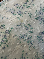 SIZE L | Textured Floral Dress