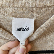 SIZE S | Aerie Striped Sweater