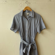 SIZE M | Striped Button Up Dress