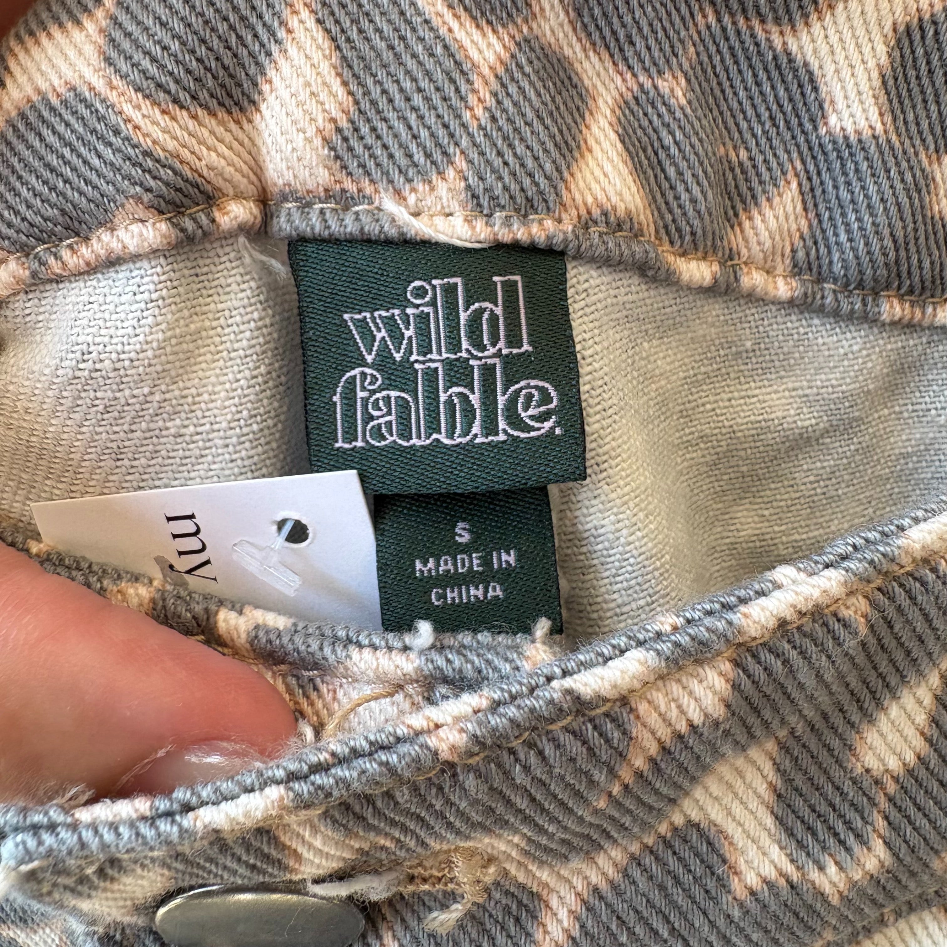 SIZE S | Animal Print Jeans