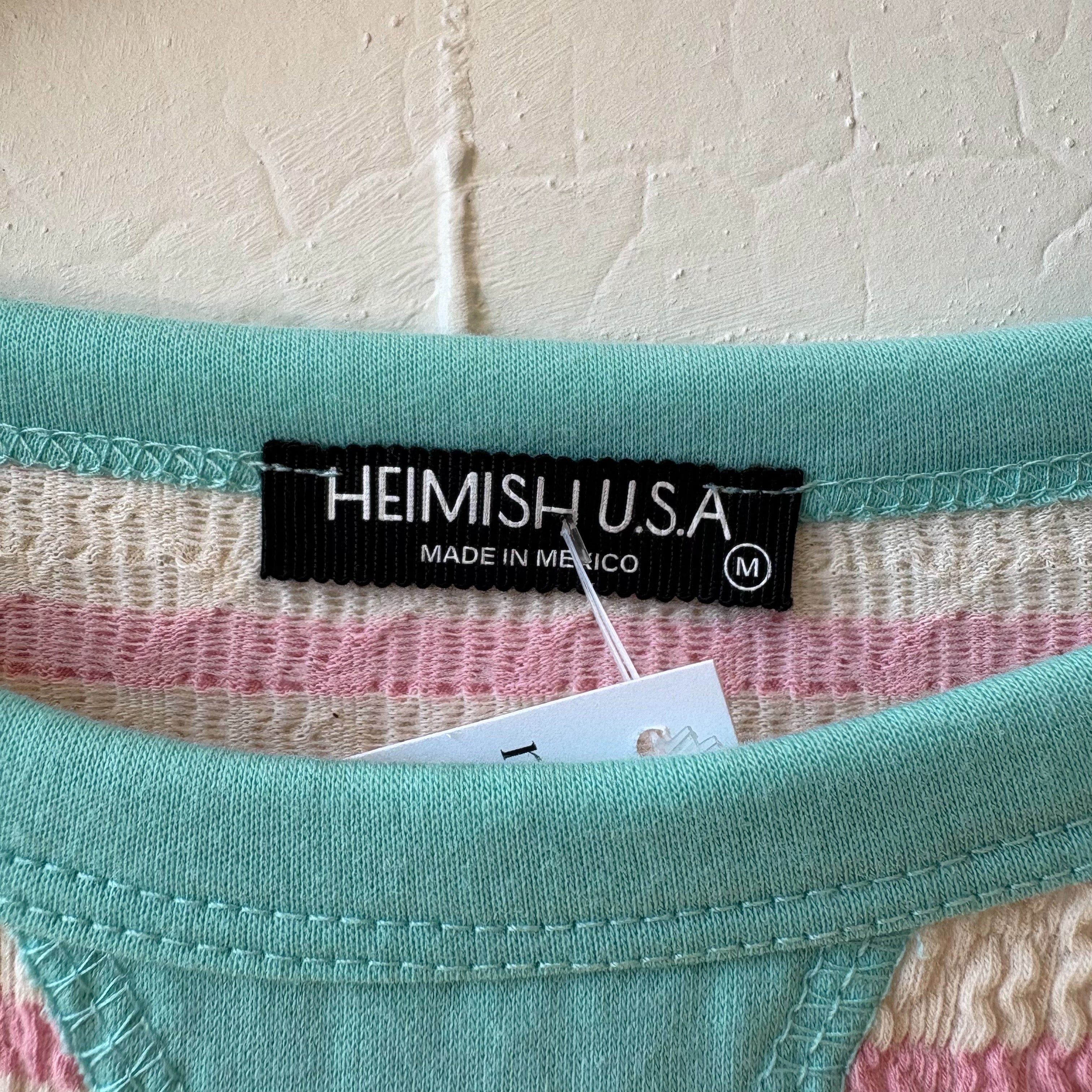 SIZE M | Pink Striped Top