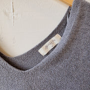 SIZE XL | Gray Textured Top