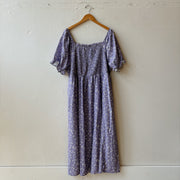 SIZE 20 | Purple Floral Dress