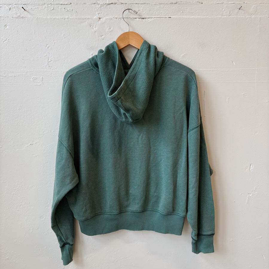 SIZE S | AE Green Cropped Hoodie