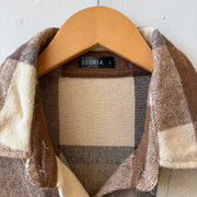 SIZE S | Long Brown Shacket