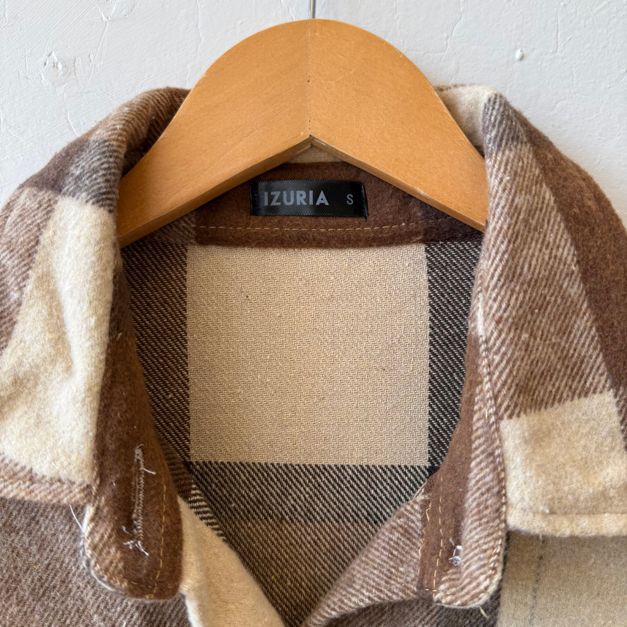 SIZE S | Long Brown Shacket