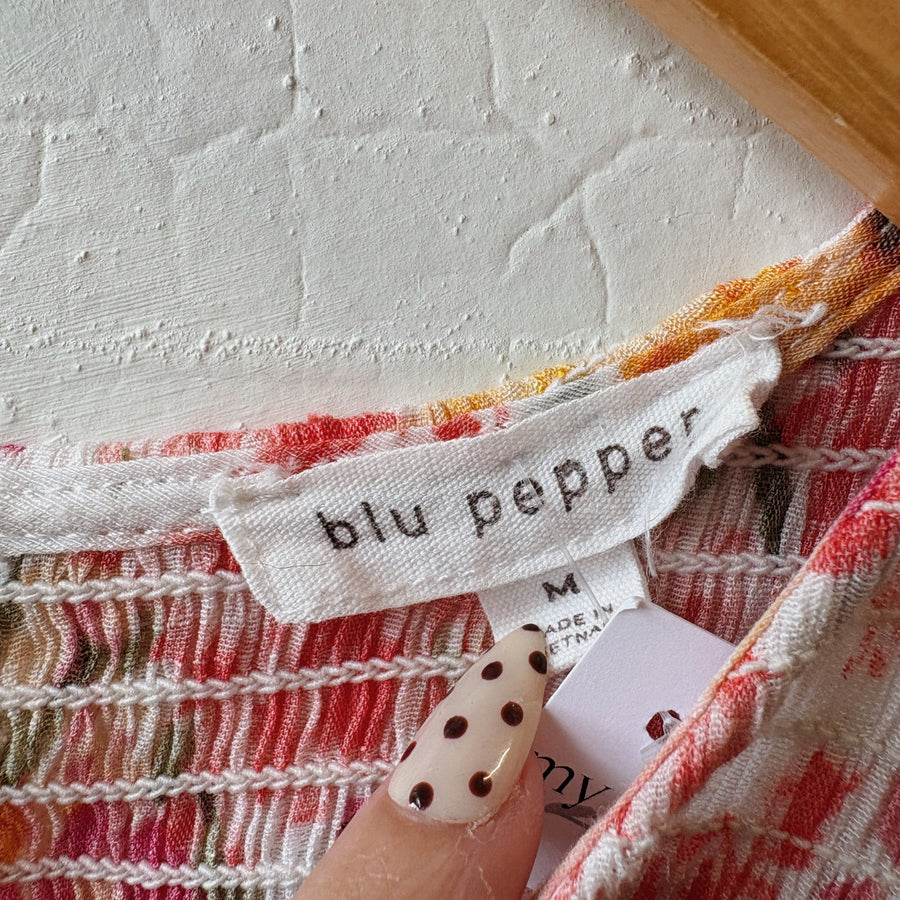 SIZE M | Pink Floral Dress