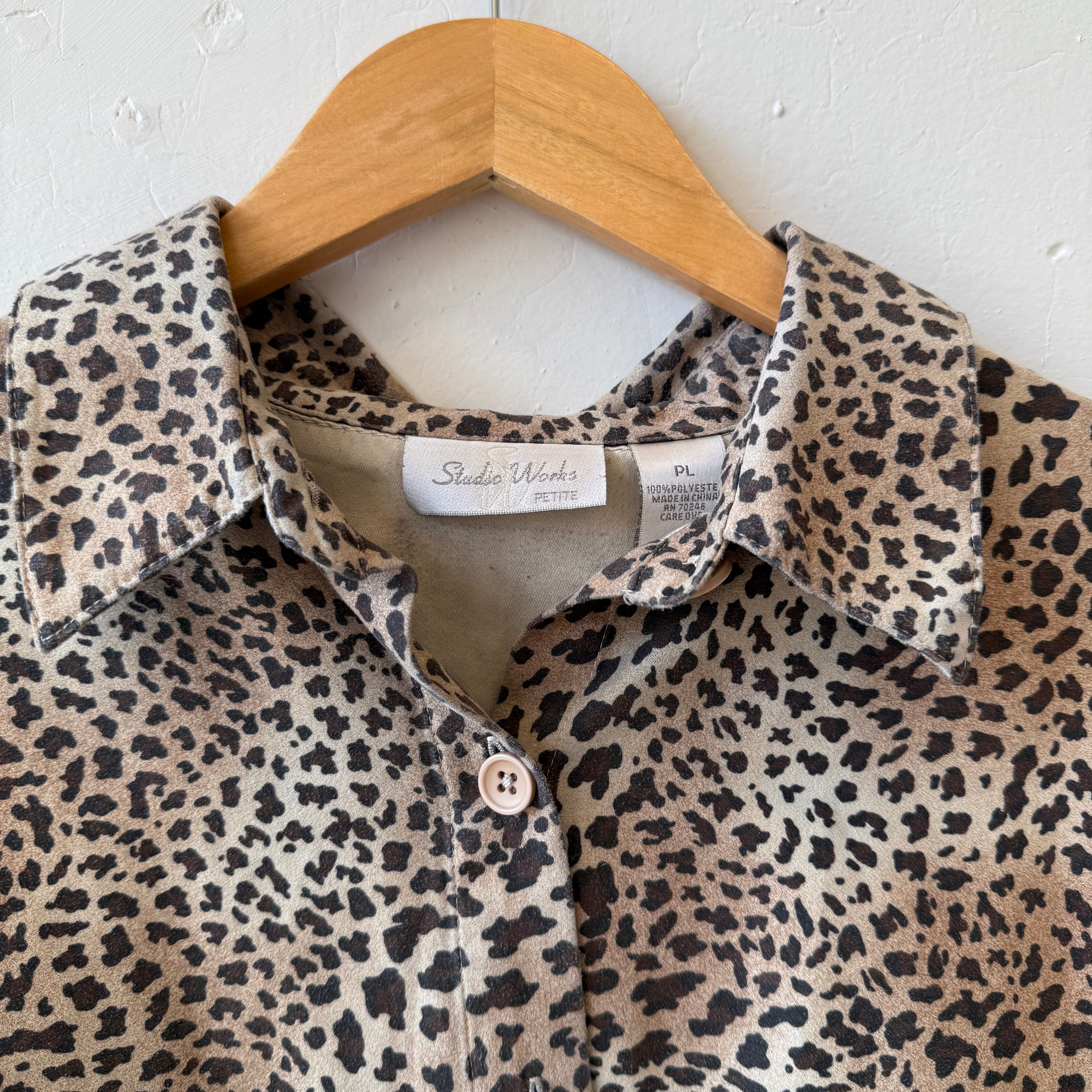 SIZE L | Animal Print Top