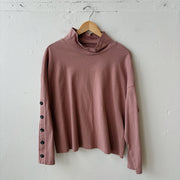 SIZE L | Madewell Button Sleeve Top